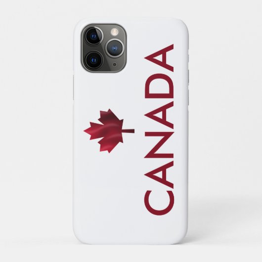 Coques Case-Mate iPhone Canada et Feuille d'érable rouge (Dos)