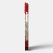 Coques Case-Mate iPhone Canada Flag on Old Wood (Verso / Gauche)