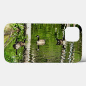 Coques Case-Mate iPhone (Canada) Oie verte (Verso (horizontal))