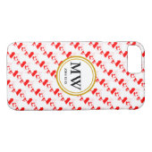 Coques Case-Mate iPhone CANADA Vie abondante Écriture chrétienne Monogramm (Dos (Horizontal))