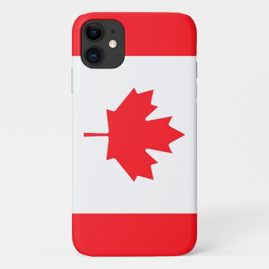 Coques Case-Mate iPhone Canadian Flag Cell Phone Case (Dos)