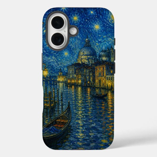 Coques Case-Mate iPhone Canal de Venise la nuit (Verso)