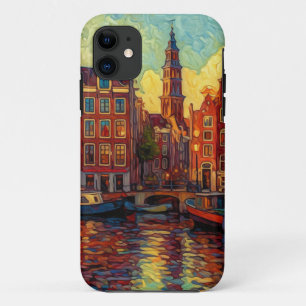 Case-Mate iPhone Case Canal lumineux d'Amsterdam Sanctuaire de l'art n