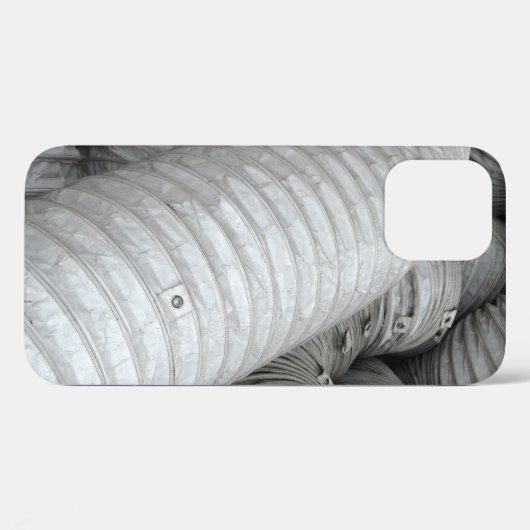 Coques Case-Mate iPhone Canapé en tissu gris et noir (Verso (horizontal))