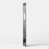 Coques Case-Mate iPhone Canapé en tissu gris et noir (Verso / Droite)