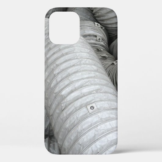 Coques Case-Mate iPhone Canapé en tissu gris et noir (Verso)