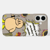 Coques Case-Mate iPhone Canard Coléreux Drôle (Verso (horizontal))