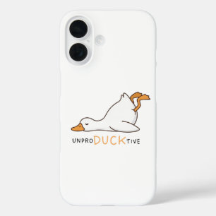 Coques iPhone 16 Canard de dessin animé mignon dormant drôle non pr