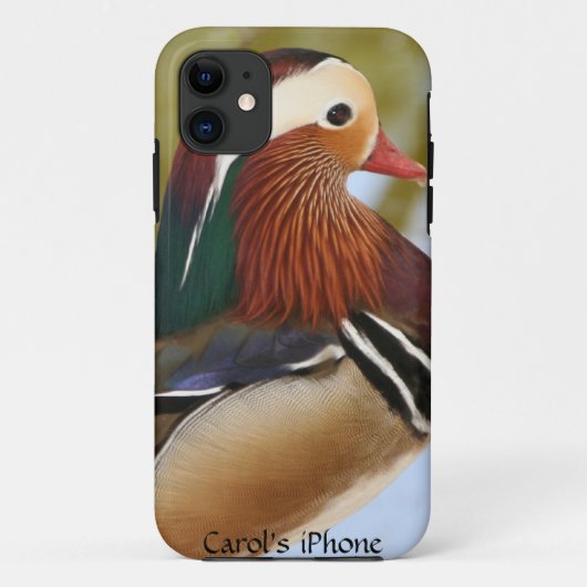 Coques Case-Mate iPhone Canard mandarin (Dos)