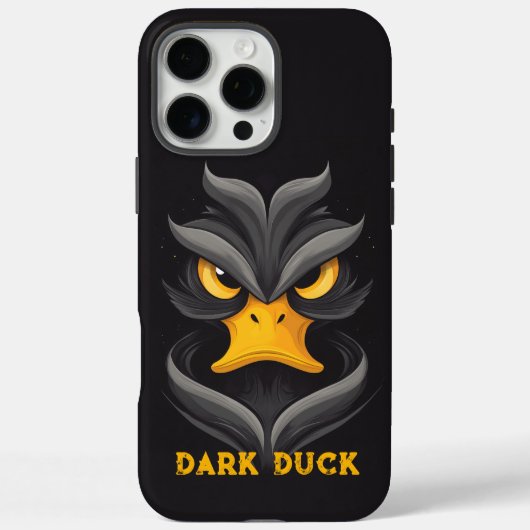 Coques Case-Mate iPhone Canard noir en colère (Verso)