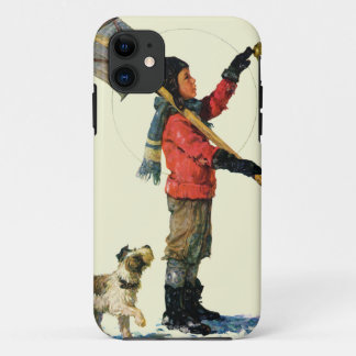 Coque iPhone 11 Canard souchet de neige