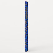 Coques Case-Mate iPhone Canard sur kaléidoscope bleu... (Dos/Gauche)