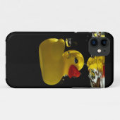 Coques Case-Mate iPhone Canard sur le noir (Dos (Horizontal))
