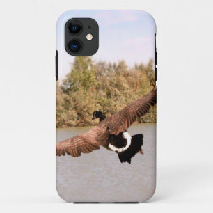 Coque Case-Mate Pour iPhone canard volant au-dessus de l'eau photographie