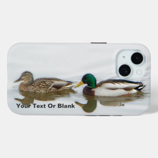 Coques Case-Mate iPhone Canards colverts (Verso (horizontal))