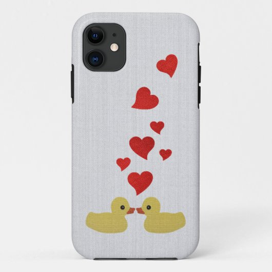 Coques Case-Mate iPhone Canards dans l'amour (Dos)