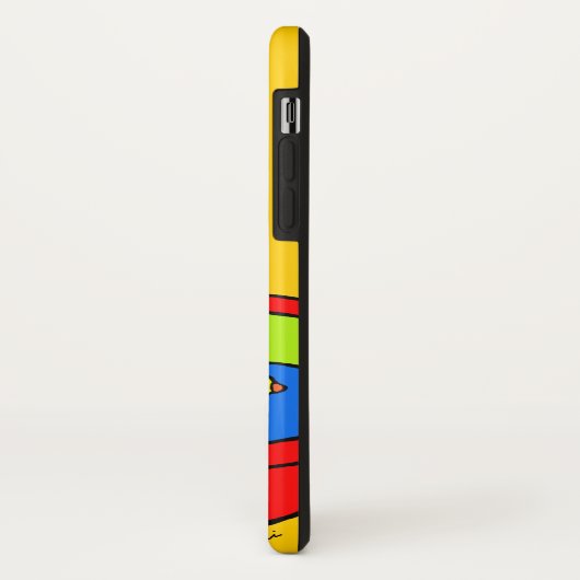 Coques Case-Mate iPhone Canards en caoutchouc Black Labrador personnalisés (Dos/Gauche)