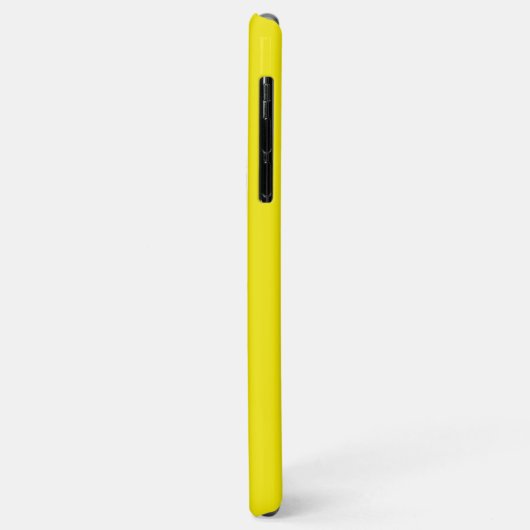 Coques Case-Mate iPhone Canari clair solide jaune (Dos/Gauche)