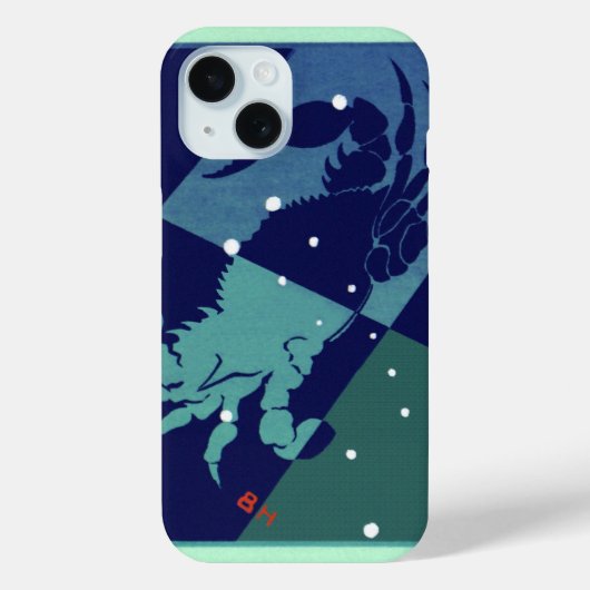 Coques Case-Mate iPhone Cancer Constellation de crabe Astrologie zodiaque  (Verso)