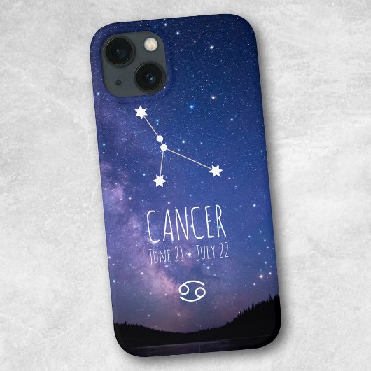 Coques Case-Mate iPhone Cancer | Constellation Zodiaque personnalisée