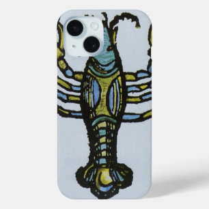 Coque Pour iPhone 15 Cancer le Crabe, Ancien Signe du Zodiaque