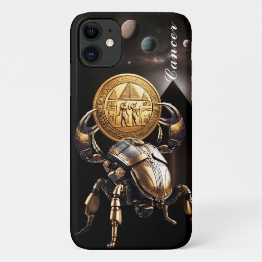 Coques Case-Mate iPhone Cancer, zodiac, or, naissance, design, jolie (Dos)