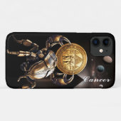 Coques Case-Mate iPhone Cancer, zodiac, or, naissance, design, jolie (Dos (Horizontal))