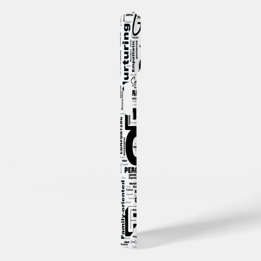 Coques Case-Mate iPhone Cancer Zodiac Word Cloud Inspiration Téléphone Cas (Verso / Droite)