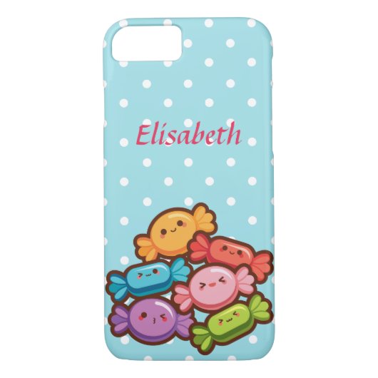 Coques Case-Mate iPhone CANDIDATS À L'arc-en-ciel super mignon du kawaii D (Dos)