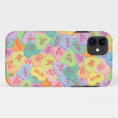 Coques Case-Mate iPhone Candy Hearts Motif - SFW (Dos (Horizontal))