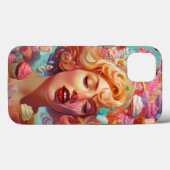 Coques Case-Mate iPhone Candy Ice Cream Girl Surreal Imaginaire Art (Verso (horizontal))