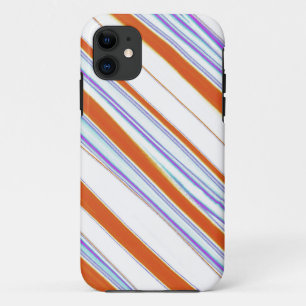 Coque iPhone 11 Candy Stripes Art Graphique Sans Fil
