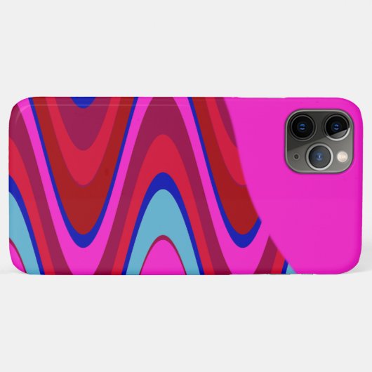 Coques Case-Mate iPhone Candy Swirl Rouge Hot Rose design (Dos (Horizontal))