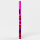Coques Case-Mate iPhone Candy Swirl Rouge Hot Rose design (Dos/Droite)
