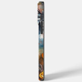 Coques Case-Mate iPhone Cane Corso Halloween avec citrouilles effrayantes (Verso / Gauche)
