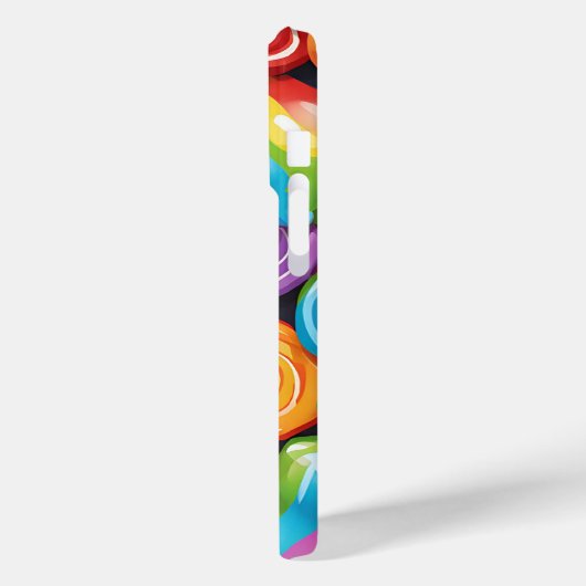 Coques Case-Mate iPhone Canettes arc-en-ciel (Verso / Gauche)