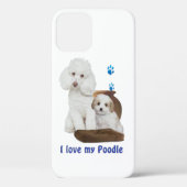 Coques Case-Mate iPhone caniche (Verso)