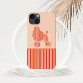 Coques Case-Mate iPhone Caniche à rayures de mandarine