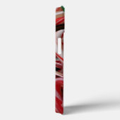 Coques Case-Mate iPhone Canneberges de Noël Blanc Vert et Rouge (Verso / Droite)