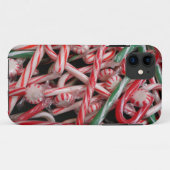 Coques Case-Mate iPhone Canneberges et Menthes de Noël (Dos (Horizontal))