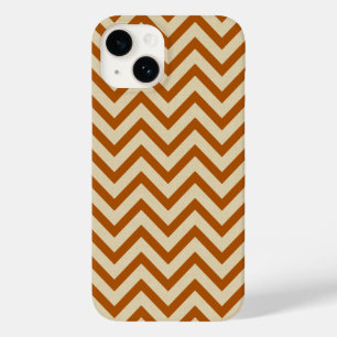 Coque Pour iPhone 14 Cannelle épice Moods Chevrons