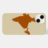 Coques Case-Mate iPhone Cannelle épice Moods Inde (Verso (horizontal))