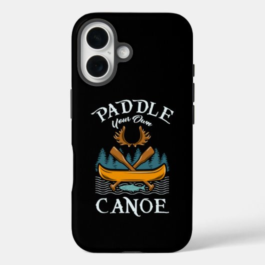 Coques Case-Mate iPhone Canoë - Pagayer votre propre canoé (Verso)