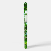 Coques Case-Mate iPhone Canopée verte, Branches feuillues avec ciel bleu (Verso / Gauche)