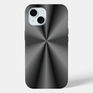 Coque Pour iPhone 15 Canot et rouleau - Métal brossé