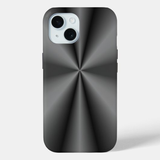 Coques Case-Mate iPhone Canot et rouleau - Métal brossé (Verso)