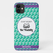 Coques Case-Mate iPhone Canot Motif Otter vert clair (Dos)