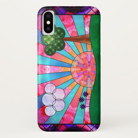 Coques Case-Mate iPhone Cantique du Coque-Compagnon d'iPhone de Sun (Dos)