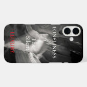 Coques Case-Mate iPhone Canyon Antelope Noir & Blanc / Solitude (Verso (horizontal))