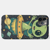 Coques Case-Mate iPhone capa iphone GREEN ALIEN (Dos (Horizontal))